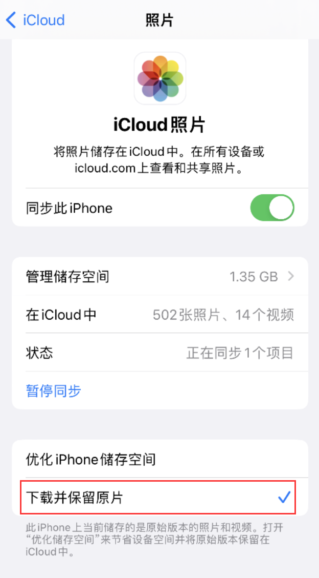 大关苹果手机维修分享iPhone 无法加载高质量照片怎么办 