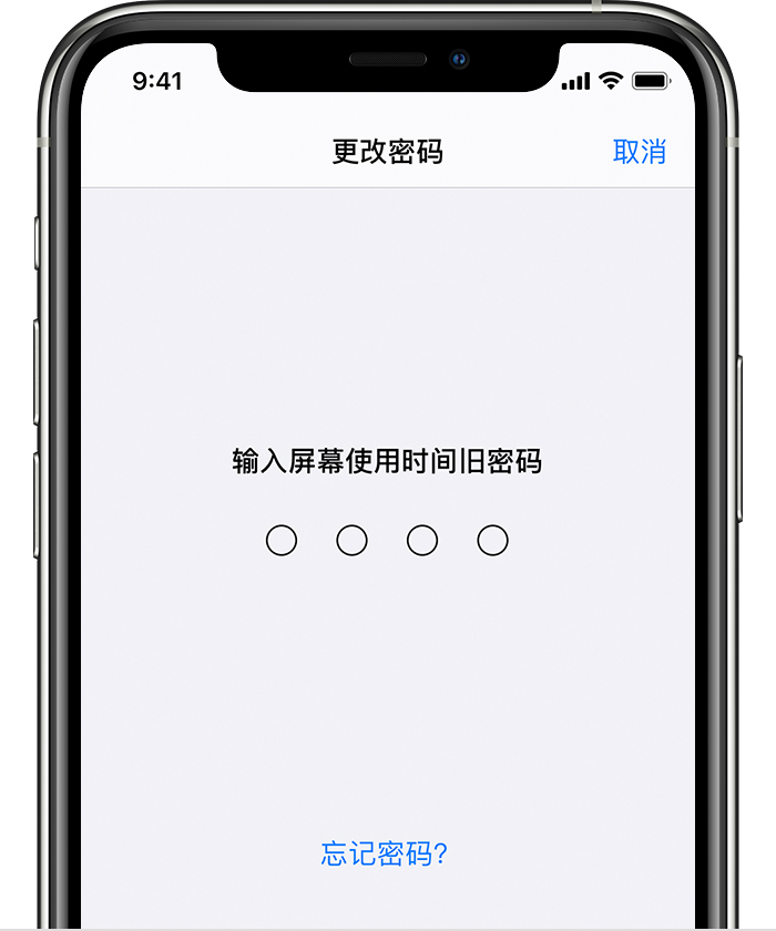 大关苹果手机维修分享iOS 14 忘记屏幕使用时间密码怎么办 