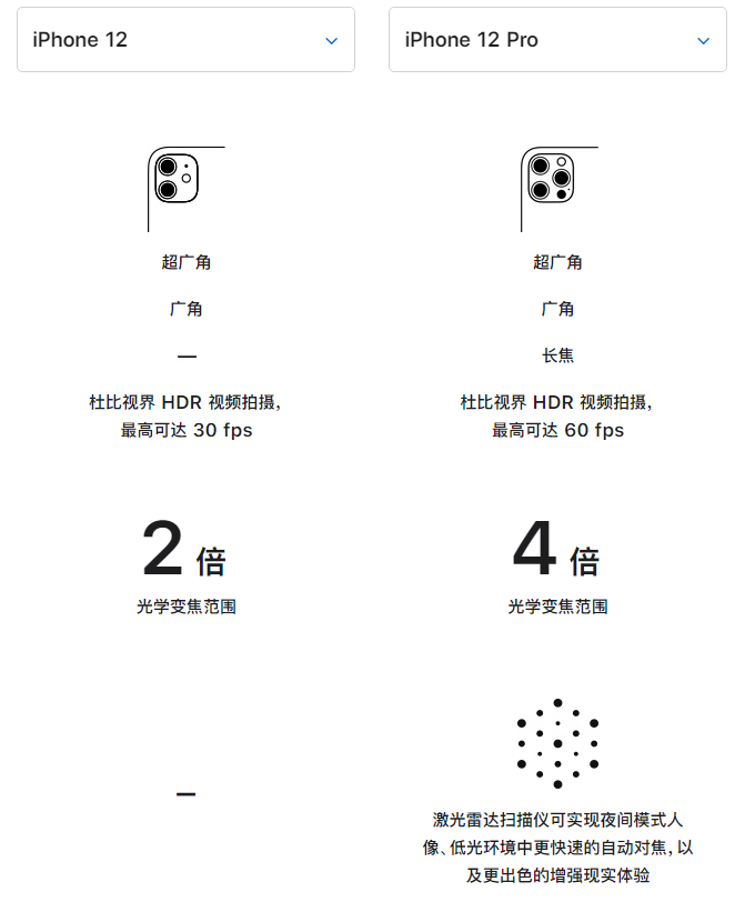 大关苹果手机维修分享苹果 iPhone 12 与 iPhone 12 Pro 选哪款 